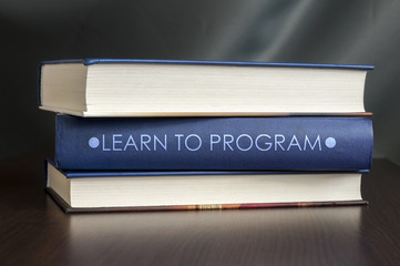 Learn to program, book concept. - 59651432