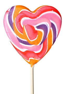 Heart Shaped Lollipop