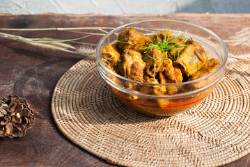 Pork Rib with spicy curry