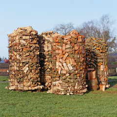 Wood piles