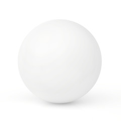 3d white sphere