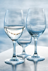 Arrangement of Wine Glasses