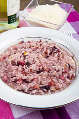 risotto with chicory