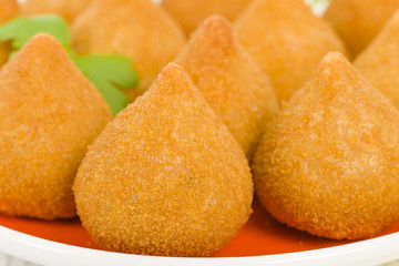Coxinha de Galinha - Brazilian deep fried chicken snack