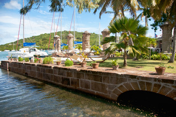 Nelson's Dockyard near Falmouth, Antigua, Caribbean