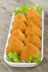 Coxinha de Galinha - Brazilian deep fried chicken snack