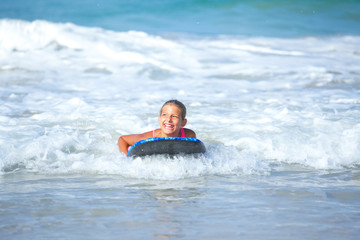 Summer vacation - surfer girl.