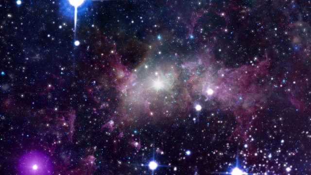 Fly Through Space Nebulas