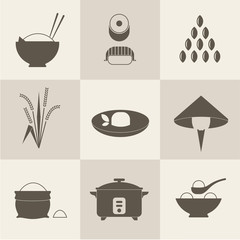 Rice icons