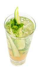 cocktail with cucumber