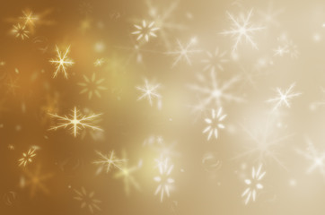 christmas background with snowflakes in winter