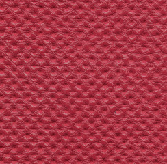 red leather texture closeup.