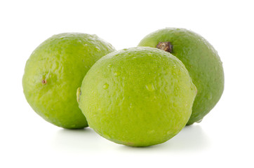 Fresh green limes