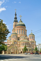Fototapeta na wymiar Annunciation Cathedral, Kharkiv