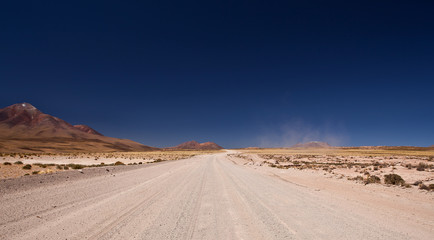 Fototapeta na wymiar Bolivia - the way