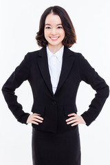 Obraz premium Yong pretty Asian business woman
