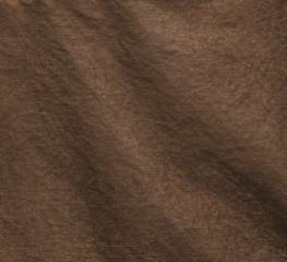 brown crumpled fabric texture