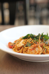 Spaghetti seafood