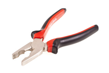 Pliers on a white background