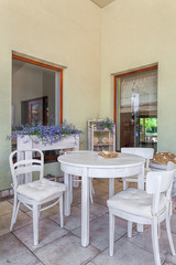 Mediterranean interior - dining room
