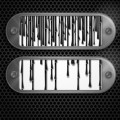 Metallic Frame With Screws