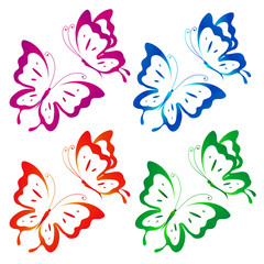 butterflies design