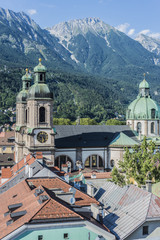 Cathedral of St. James in Innsbruck, Austria.