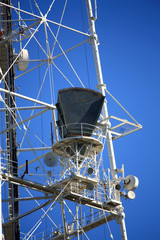 Antenna on the mast