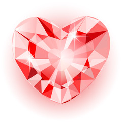 Naklejka na ściany i meble Diamond heart