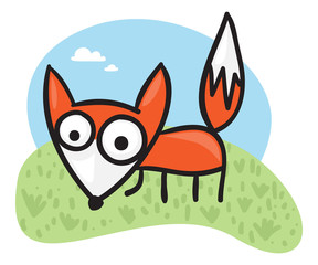 Cartoon fox