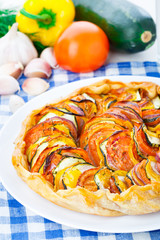 Galette ratatouille