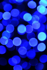 Festive background of lights