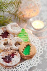 Gemischte Weihnachtsplätzchen