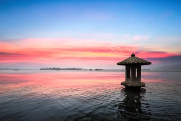 Foto op Canvas hangzhou landscape in sunset © chungking