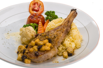 Pork t-bone steak