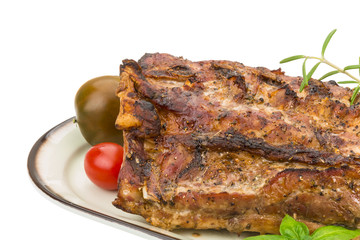 Grilled pork