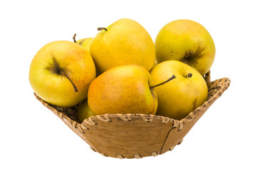 Yellow bright apple