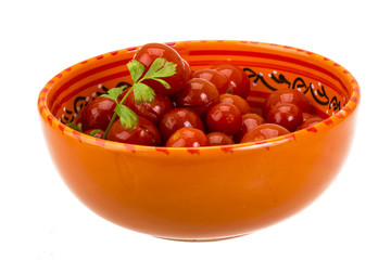 Marinated cherry tomato