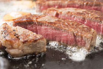 Steak de filet de Wagyu domestique