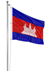 3D Cambodian flag