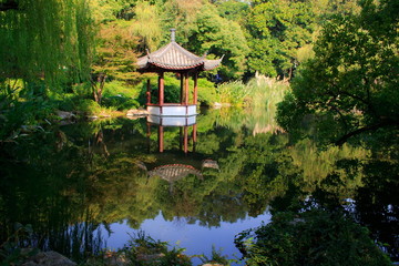 Landscape of West lake park. Hangzhou. China.