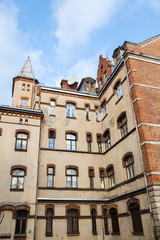 Fototapeta na wymiar altes Wohnhaus in Riga