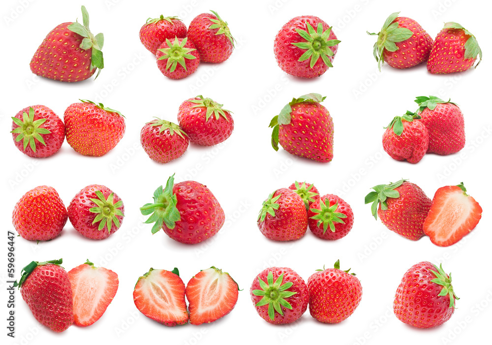 Wall mural strawberry