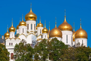 Fototapeta na wymiar Moscow Kremlin Cathedrals
