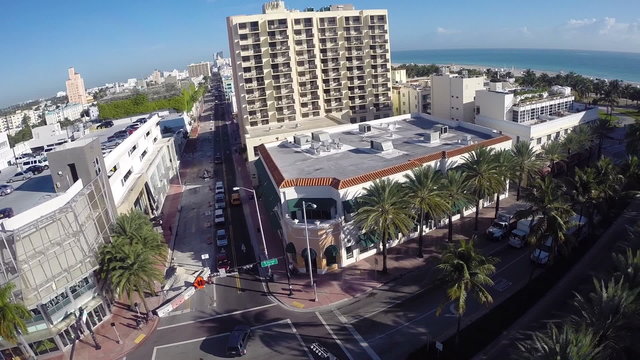 Miami Beach panoramic at 5th street