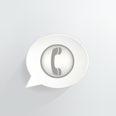 Contact Speech Bubble Icon