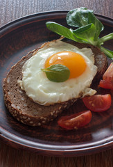 Sandwich with fried egg