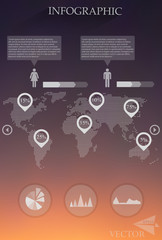 Modern infographic design-vector illustration