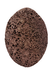 Piece of pumice brown color