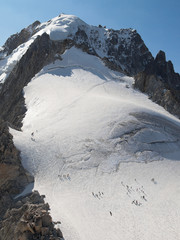 North face of Aiguille Verte